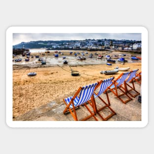 St Ives Bay, Cornwall, UK Sticker